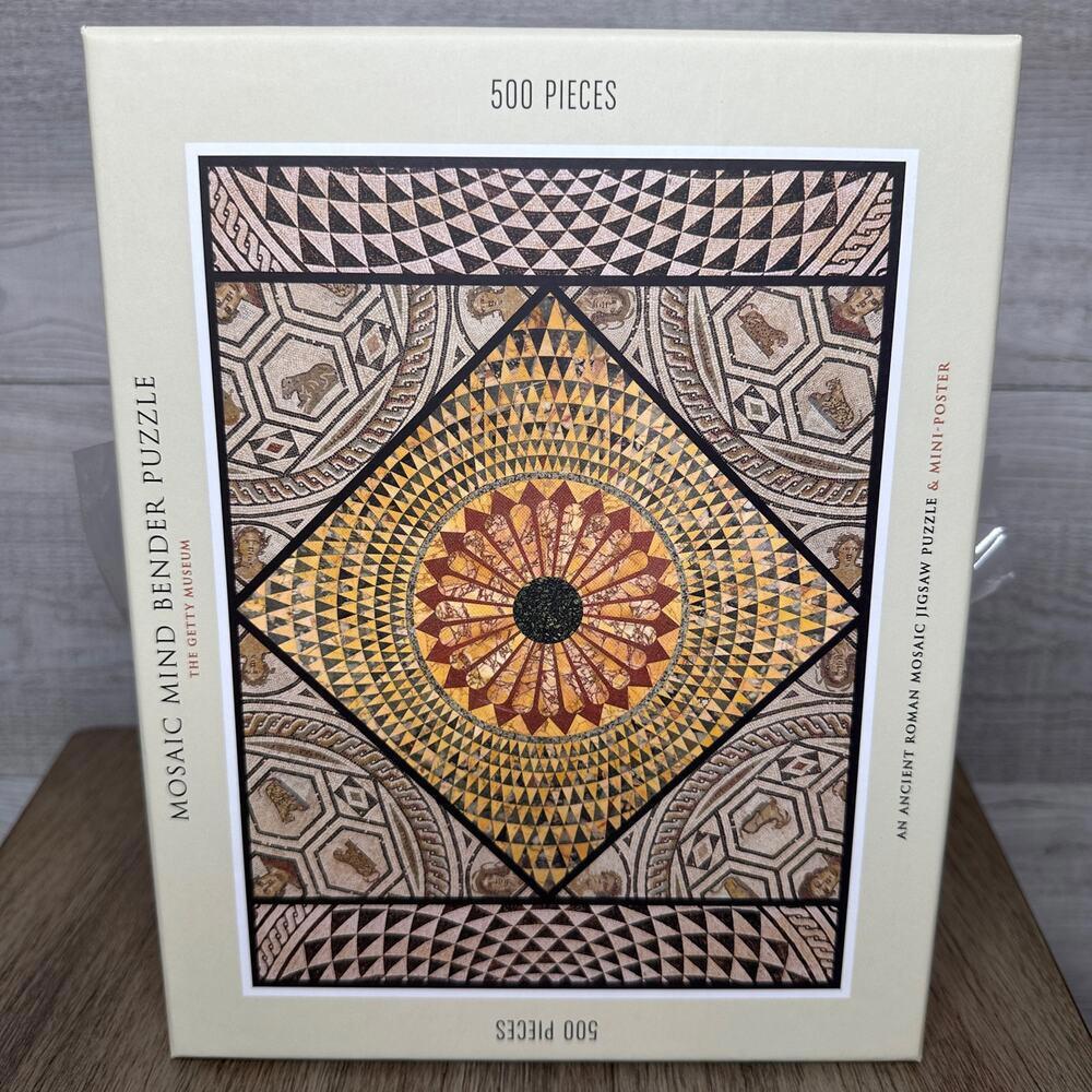 Mosaic Mind Bender Puzzle An Ancient Roman Mosaic Jigsaw Puzzle and Mini-Poster